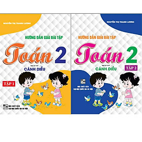 Sách - Hướng Dẫn Giải Bài Tập Toán 2 – Tập 1 + 2 (bám sát sgk cánh diều) (bộ 02 cuốn)