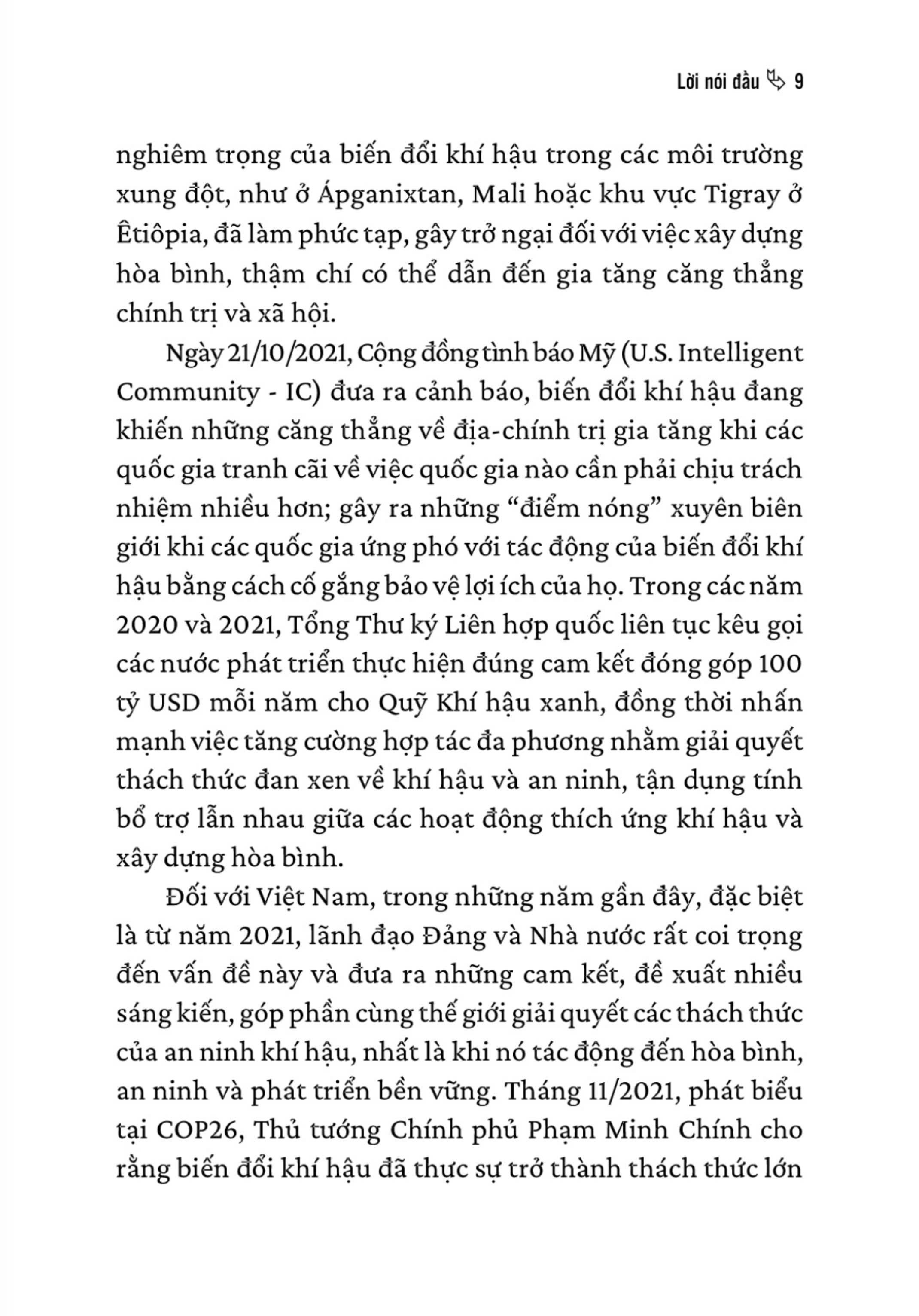 An ninh khí hậu trong quan hệ quốc tế ( sách chuyên khảo)