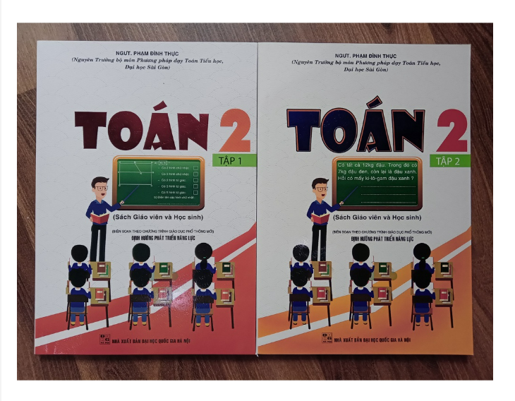 Sách - Combo Toán 2 - Sách giáo viên và học sinh (Theo chương trình tiểu học mới)