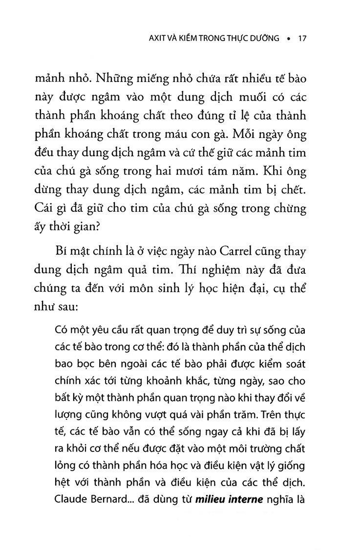 Axit Và Kiềm Trong Thực Dưỡng