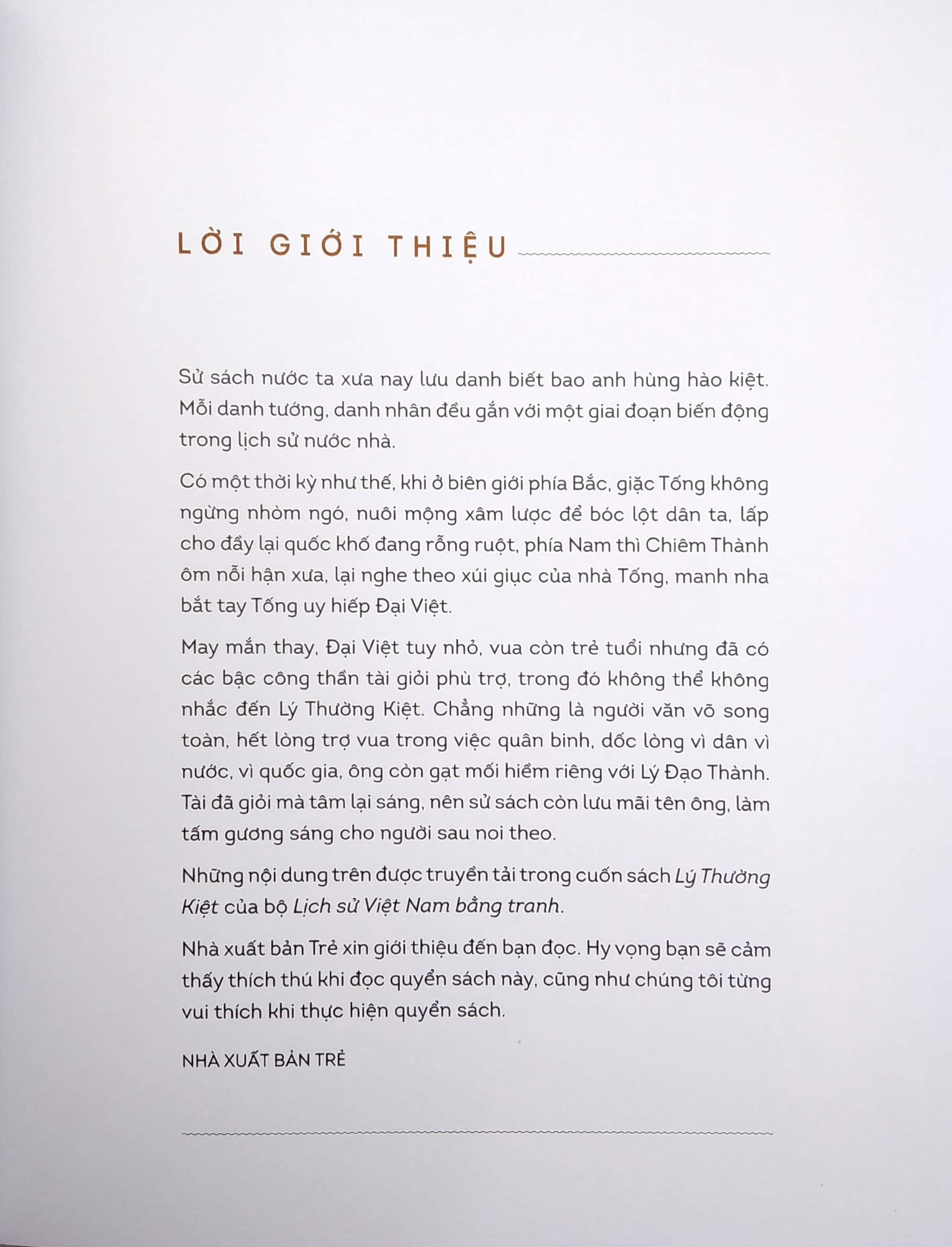 Lịch Sử Việt Nam Bằng Tranh: Lý Thường Kiệt (Bản Màu)