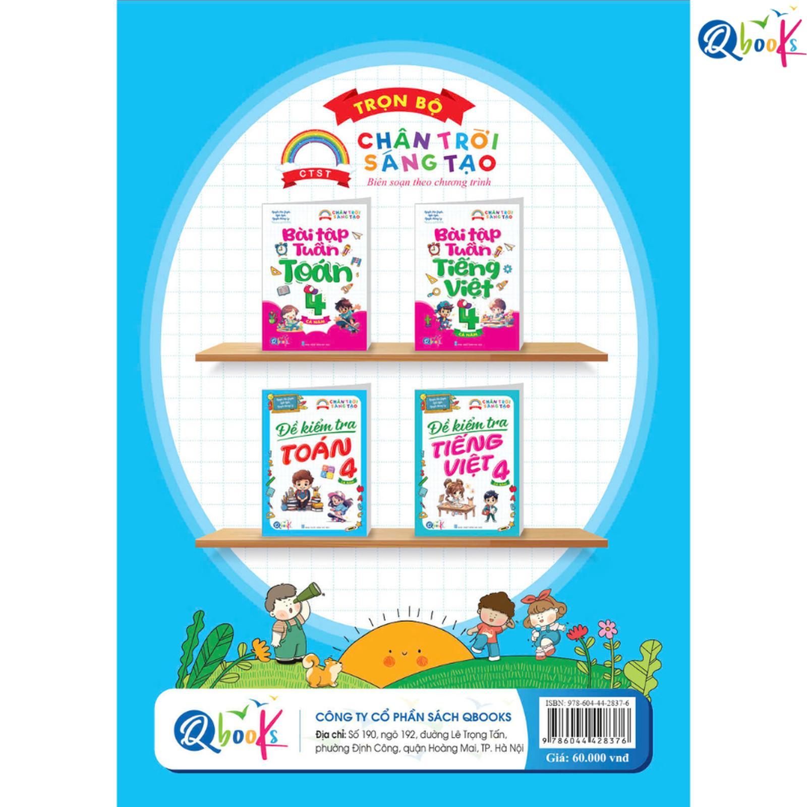 Đề Kiểm Tra Toán Lớp 4 - Chân Trời Sáng Tạo - Cả năm (1 cuốn) - Bản Quyền