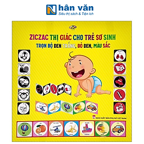 Ziczac Thị Giác Cho Trẻ Sơ Sinh - Trọn Bộ (Đen Trắng - Đỏ Đen - Màu Sắc)