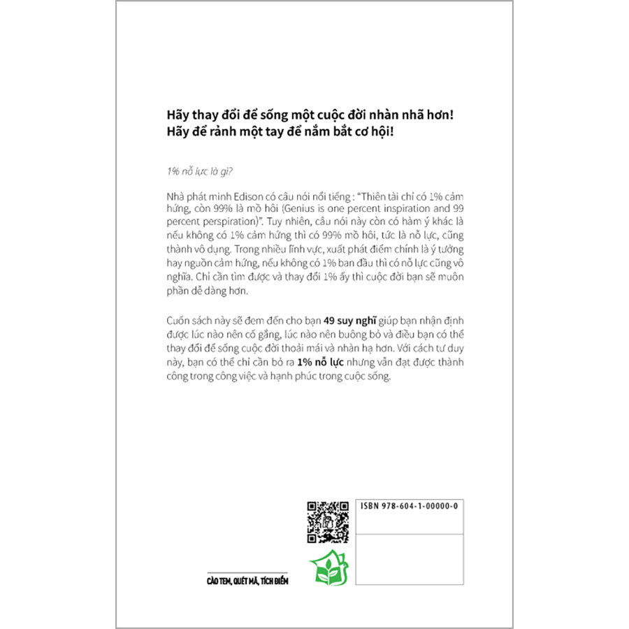 1% nỗ lực