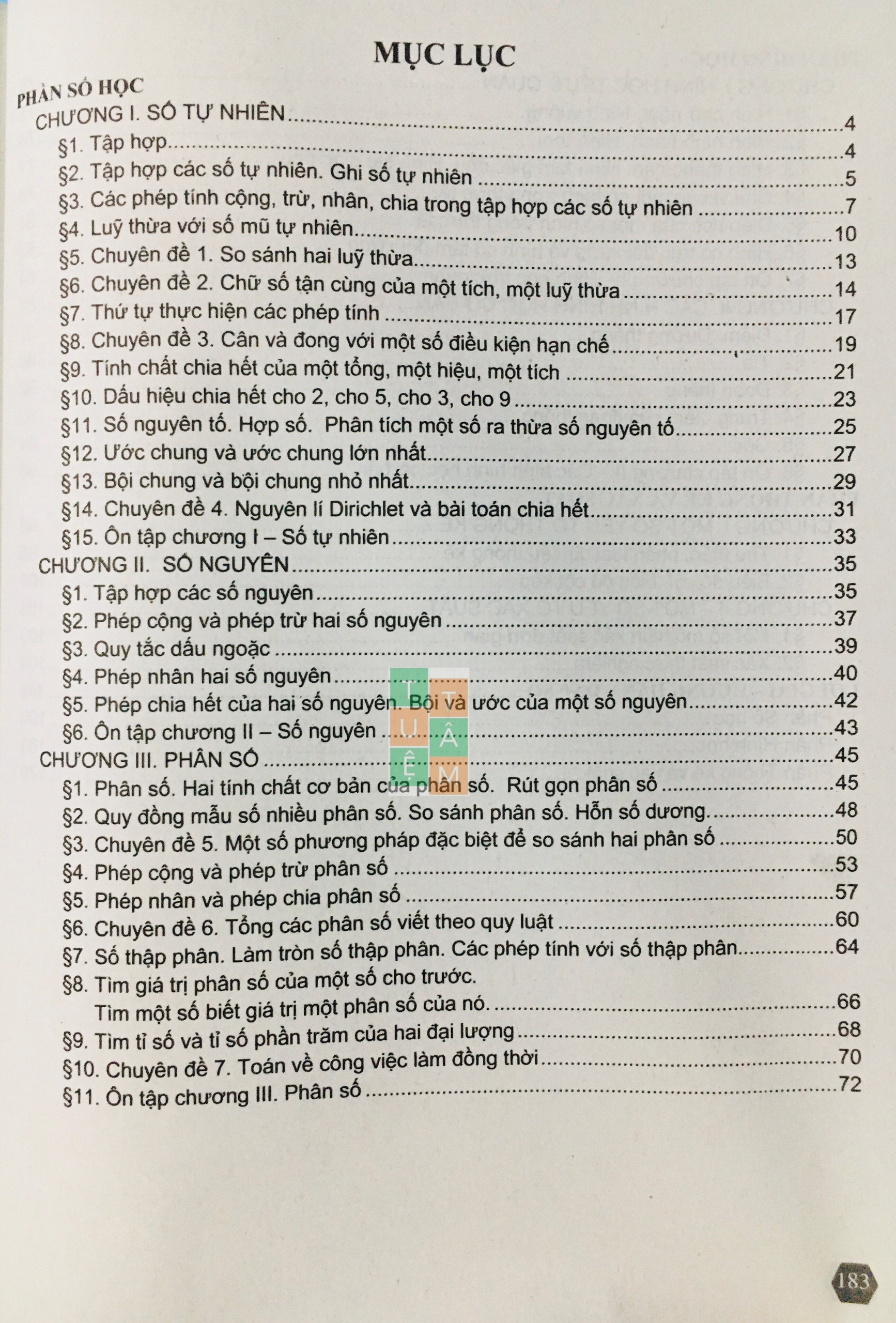 Sách - Bài tập nâng cao và một số chuyên đề Toán 6