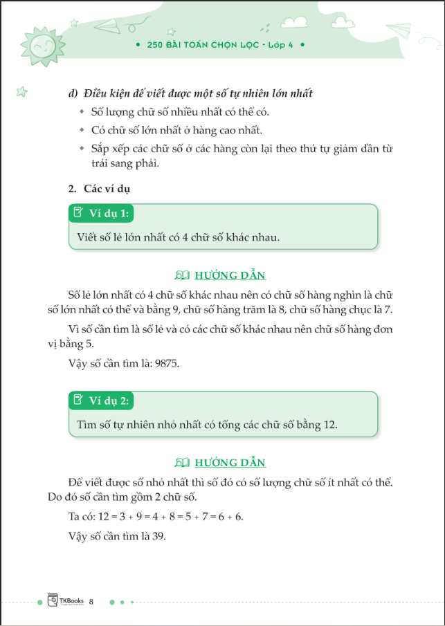250 Bài Toán Chọn Lọc Lớp 4