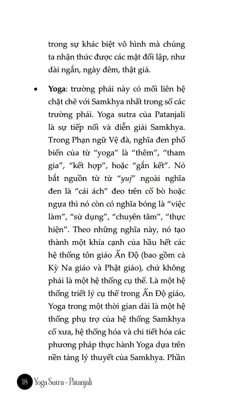 Yoga Sutra - Dịch Từ Tiếng Phạn - Patanjali; Sophia Ngô dịch; Hà Thuỷ Nguyên hiệu đính