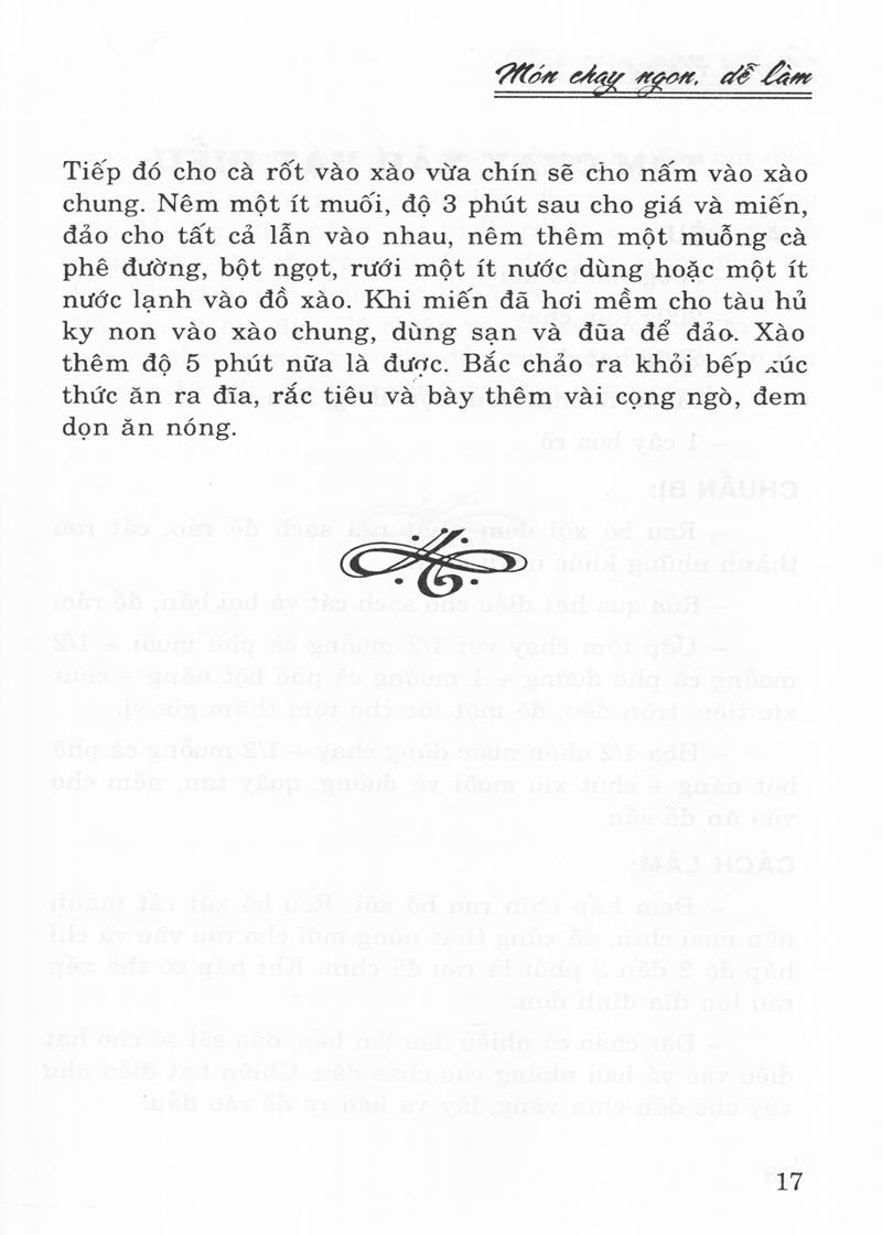 Món Chay Ngon, Dễ Làm (Tái Bản 2014)