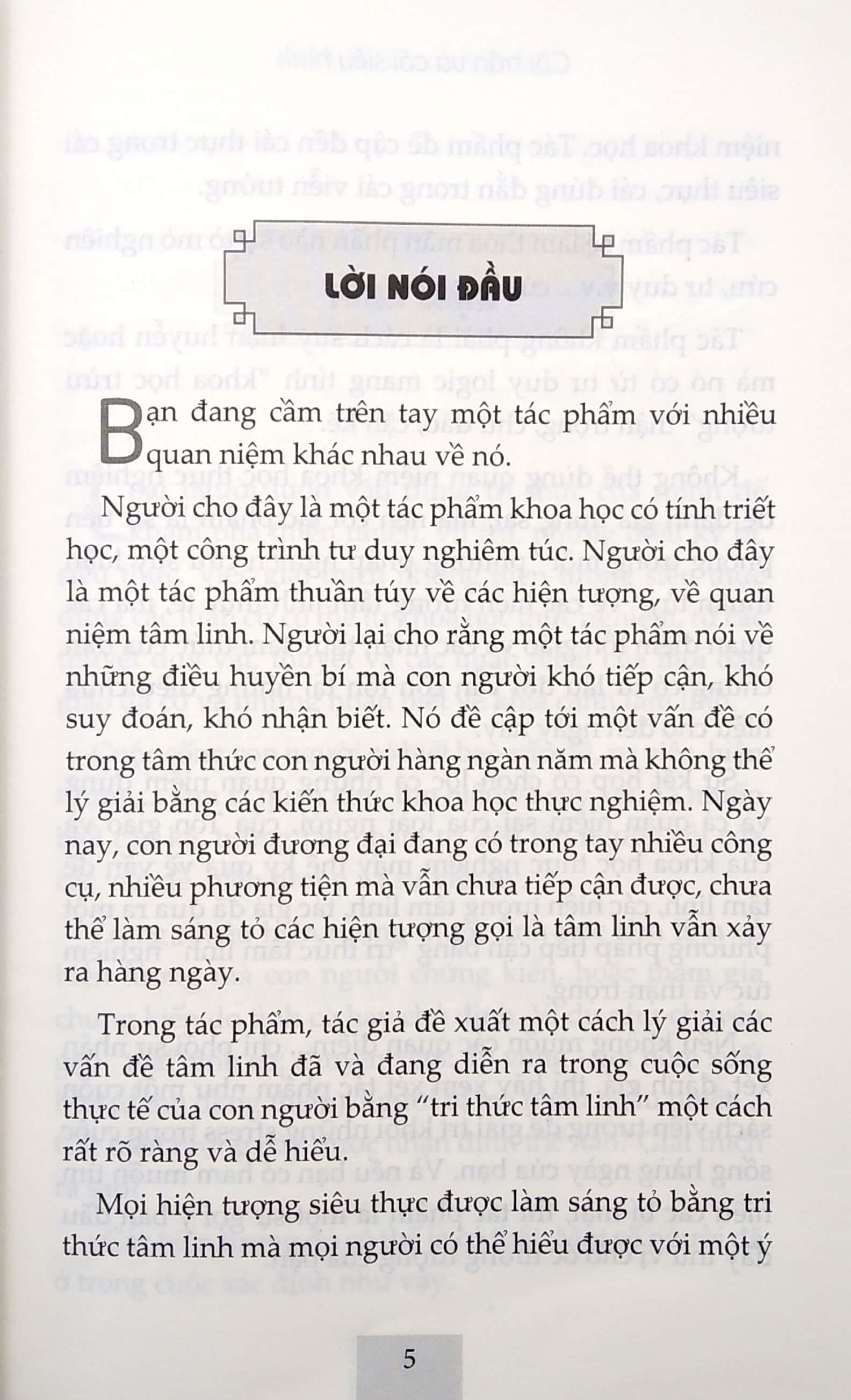 Cõi Trần Và Cõi Siêu Hình