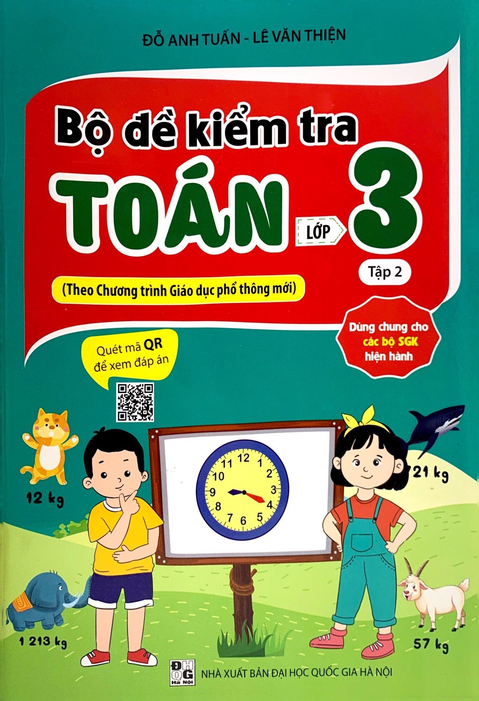 Bộ Đề Kiểm Tra Toán Lớp 3 - Tập 2