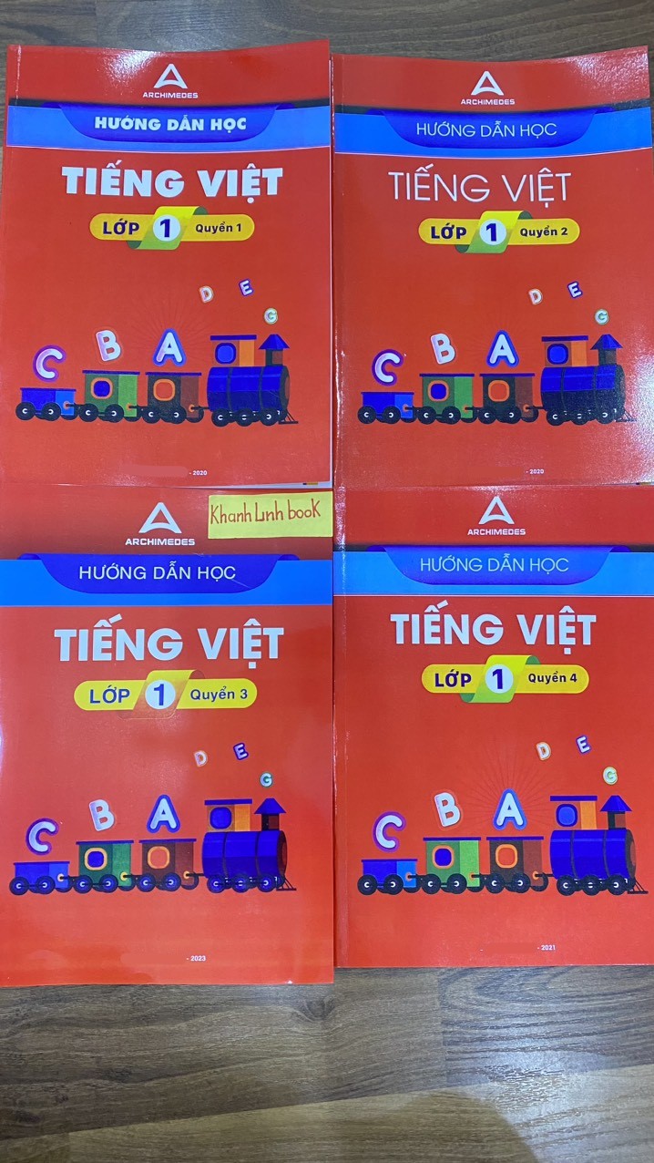 Sách - Combo 4 cuốn Hướng dẫn học tiếng việt lớp 1 ( 2023 )
