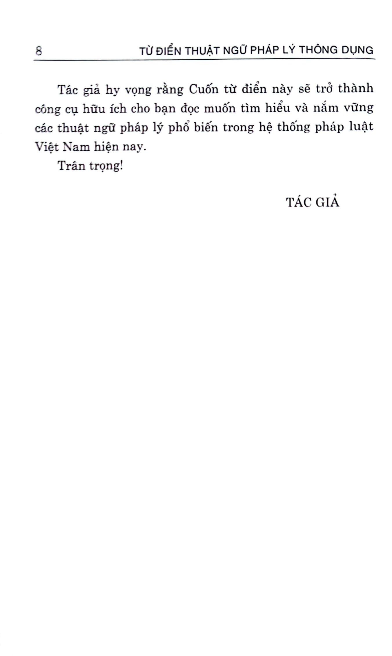 Từ Điển Thuật Ngữ Pháp Lý