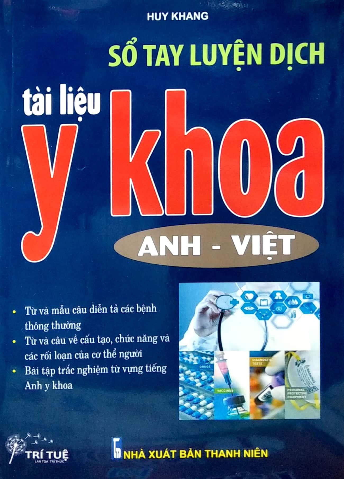 Sổ Tay Luyện Dịch Tài Liệu Y Khoa (Anh - Việt)
