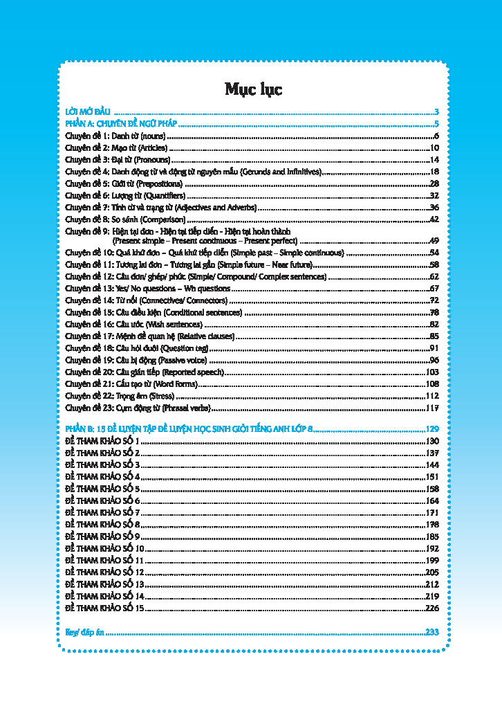 Global Success - Bồi Dưỡng Học Sinh Giỏi Tiếng Anh 8 (Có Đáp Án)