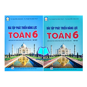 Sách - Combo Bài tập phát triển năng lực Toán 6