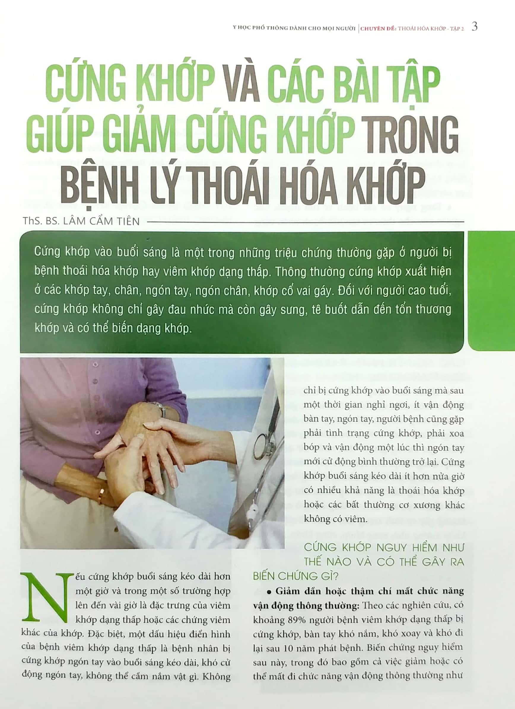 Y Học Phổ Thông Dành Cho Mọi Người - Chuyên Đề: Thoái Hóa Khớp (Tập 2)
