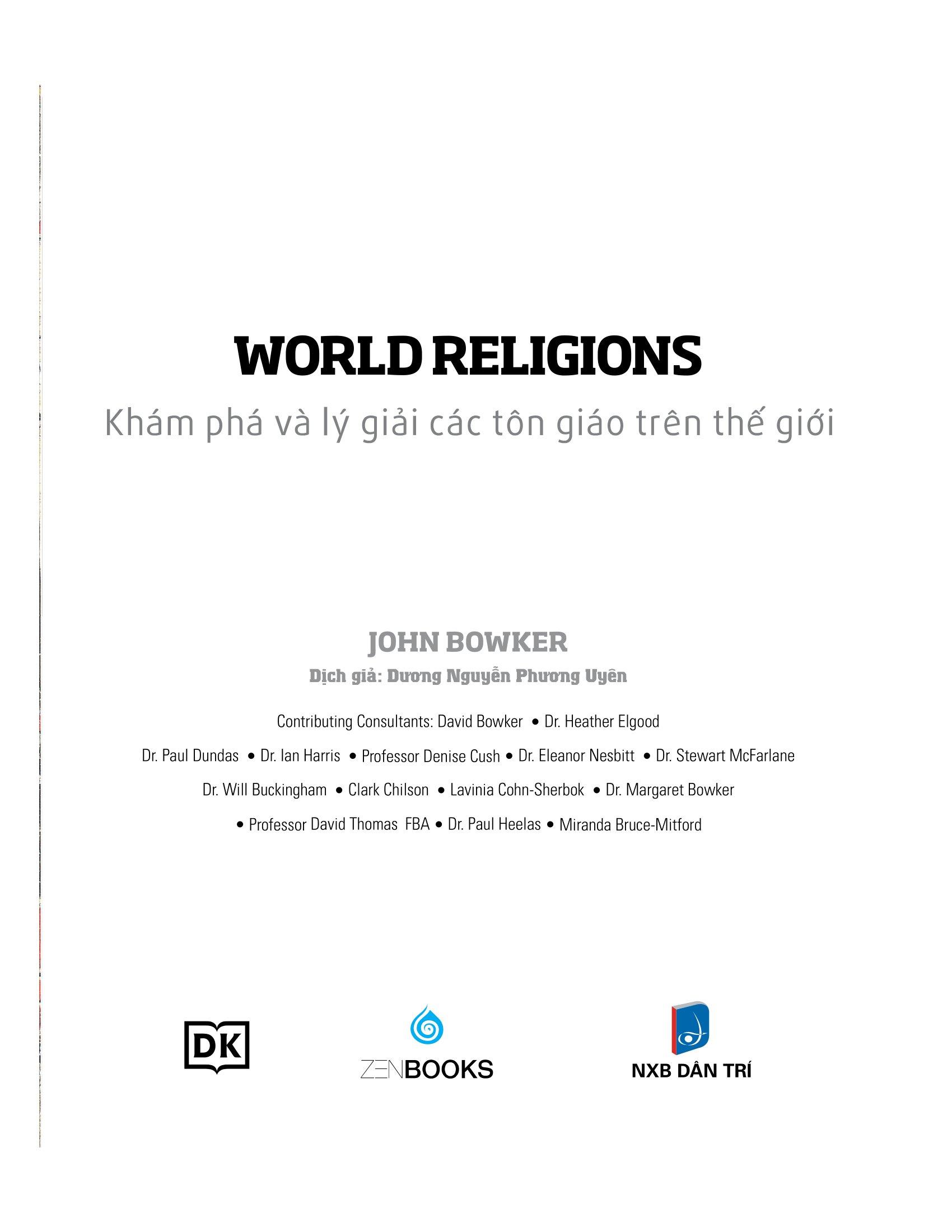 World Religions - Tôn Giáo Thế Giới - Khám Phá Và Lý Giải Các Tôn Giáo Trên Thế Giới - Bìa Cứng