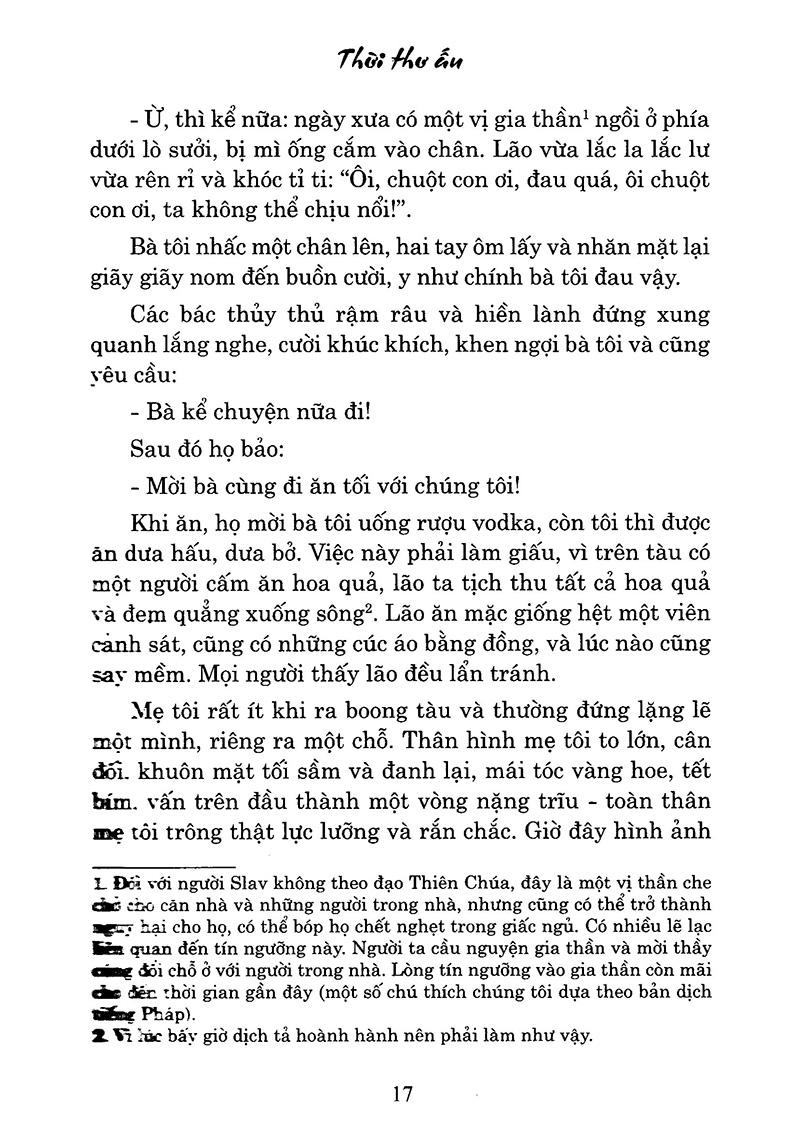 Thời Thơ Ấu (Tái Bản)
