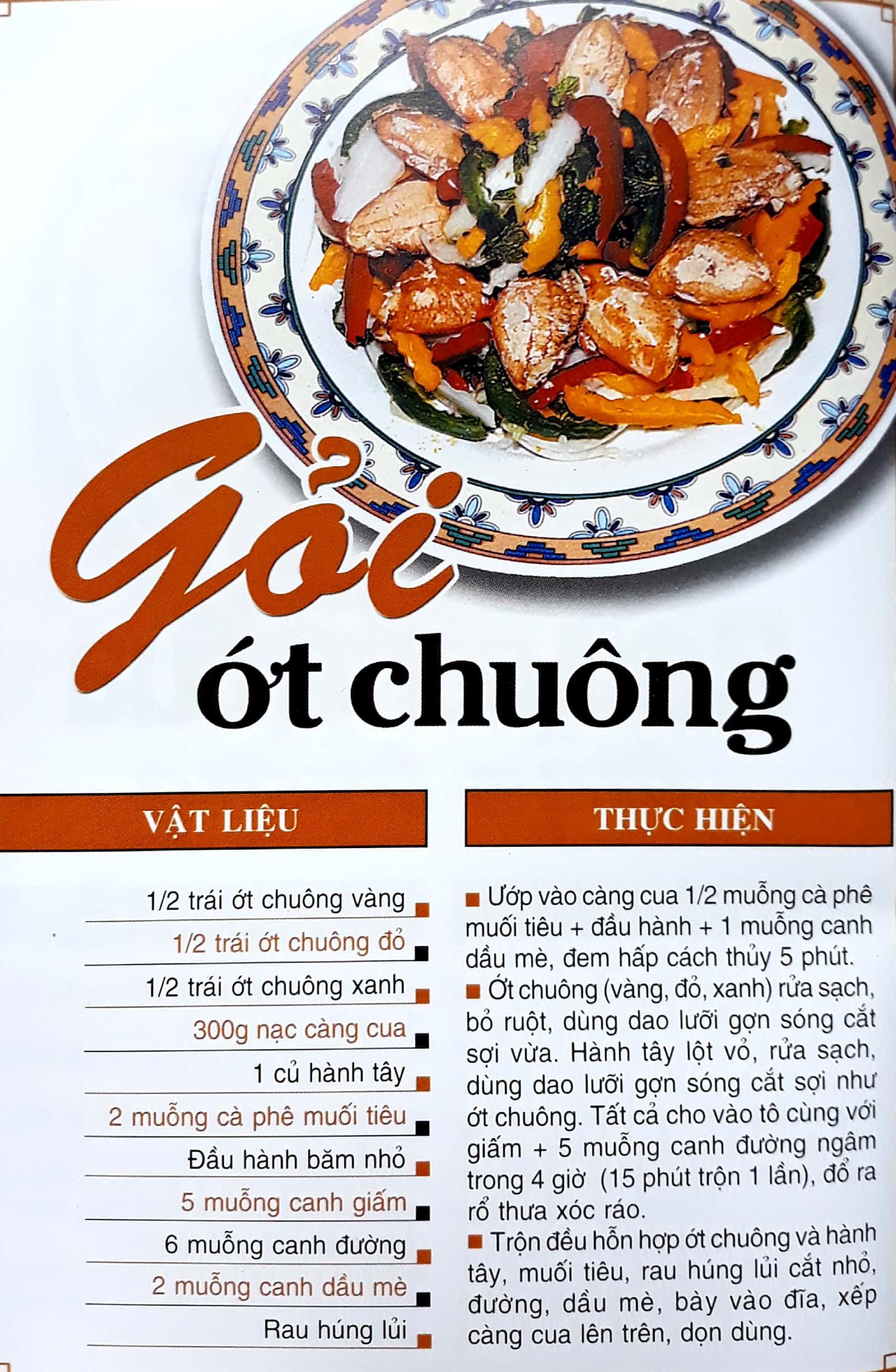 60 Món Ăn Được Ưa Thích - Món Gỏi Trộn