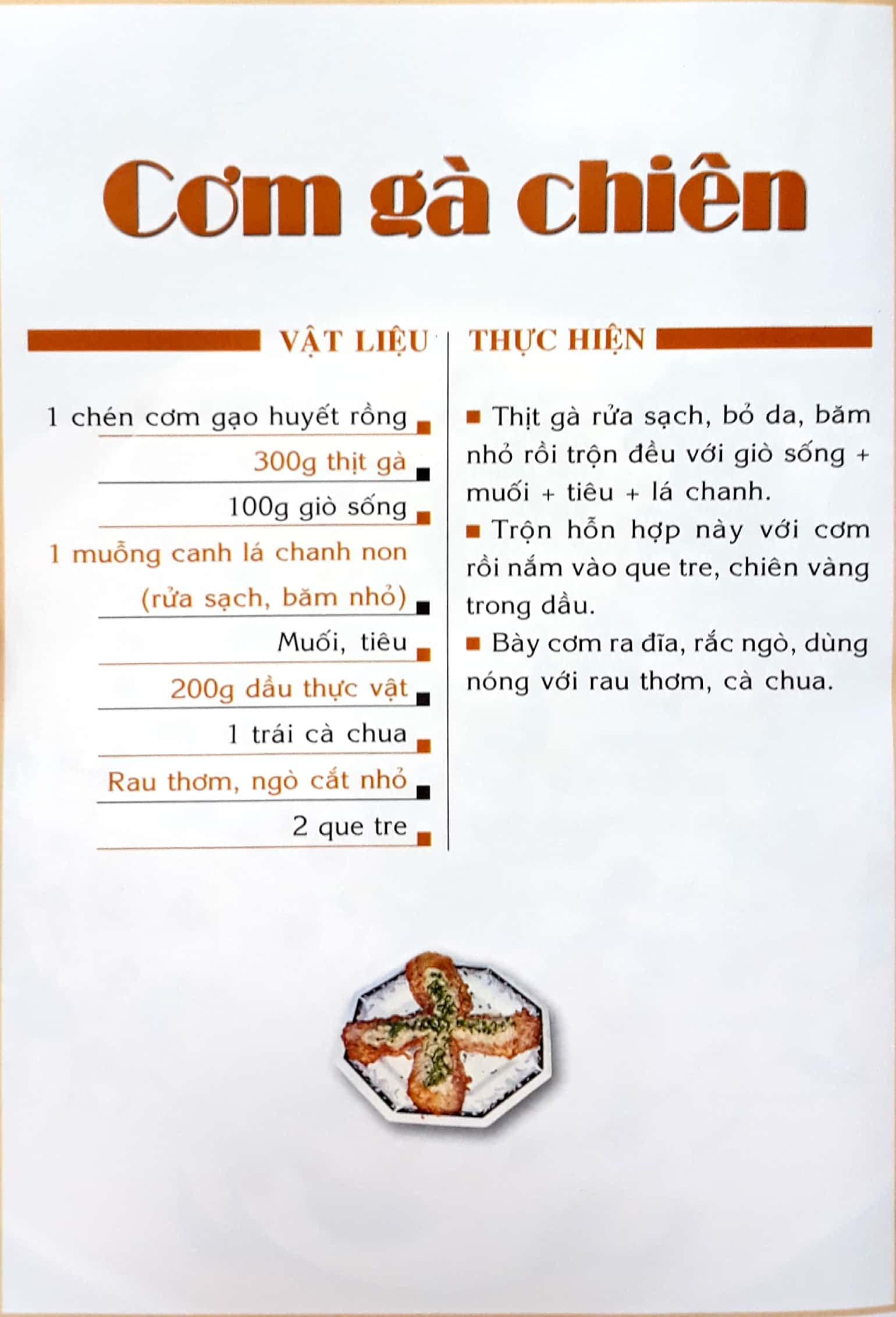 Các Món Cơm, Xôi Và Bánh Mặn