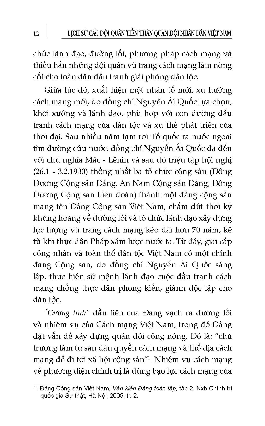 Lịch Sử Các Đội Quân Tiền Thân Quân Đội Nhân Dân Việt Nam