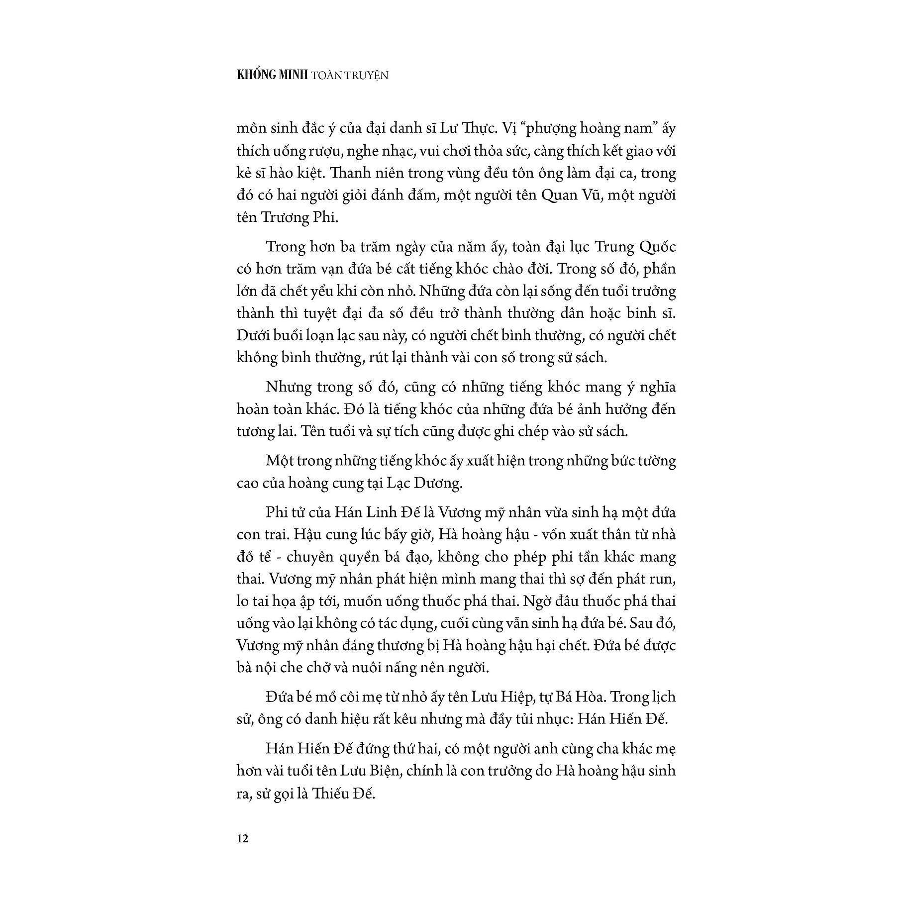 Sách - Khổng Minh Toàn Truyện - Bìa Cứng - Khang Việt Book