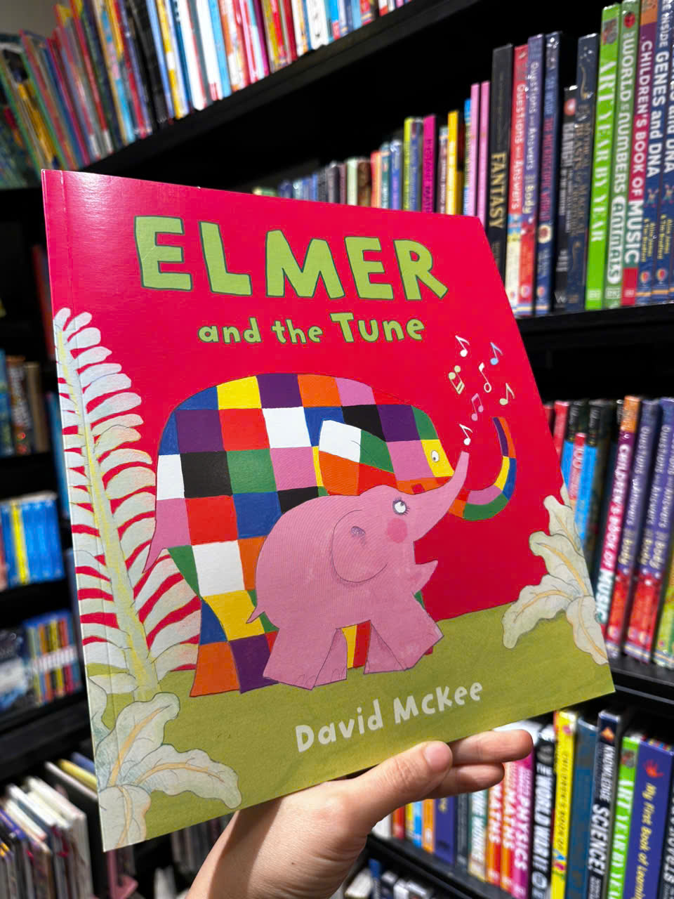 Sách - Elmer and the Tune by David McKee - Sách ngoại văn, sách thiếu nhi tiếng Anh, bìa mềm, nhập khẩu UK