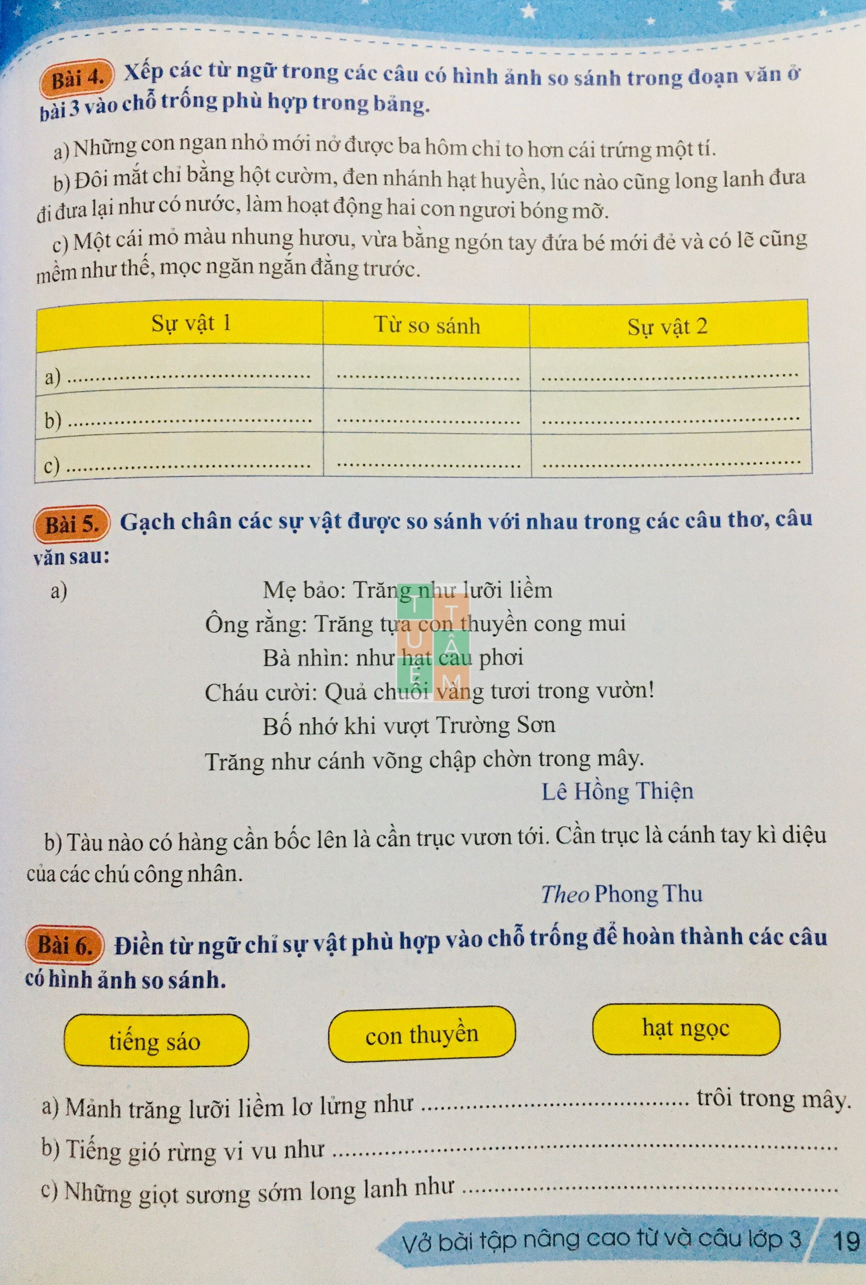 Sách - Vở bài tập nâng cao từ và câu lớp 3 (Cánh diều)