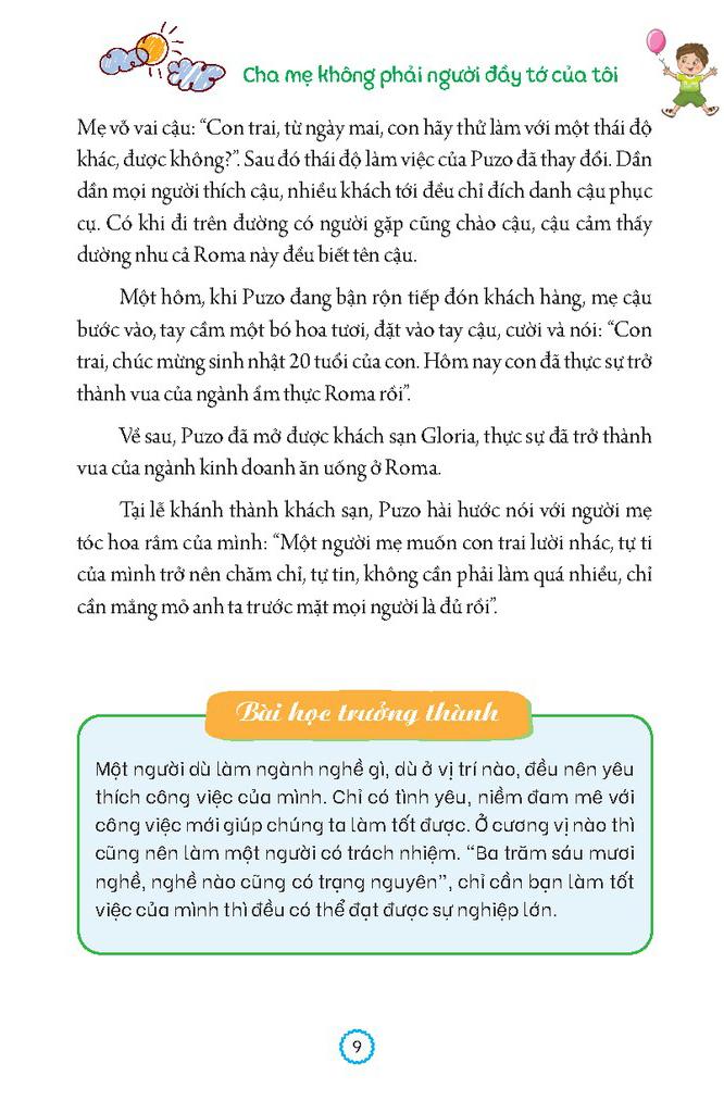 Nhật Ký Trưởng Thành Cúa Đứa Trẻ Ngoan - Cha Mẹ Không Phải Người Đầy Tớ Của Tôi (Tái Bản)