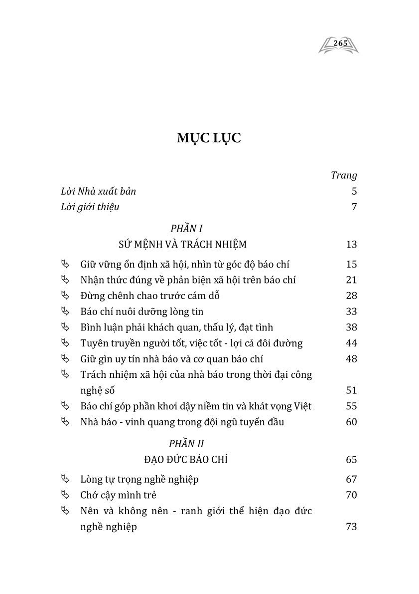 Báo chí nuôi dưỡng lòng tin