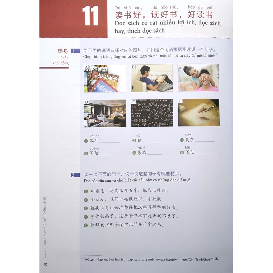 Giáo Trình Chuẩn HSK 4 Bài Học (Tập 2)