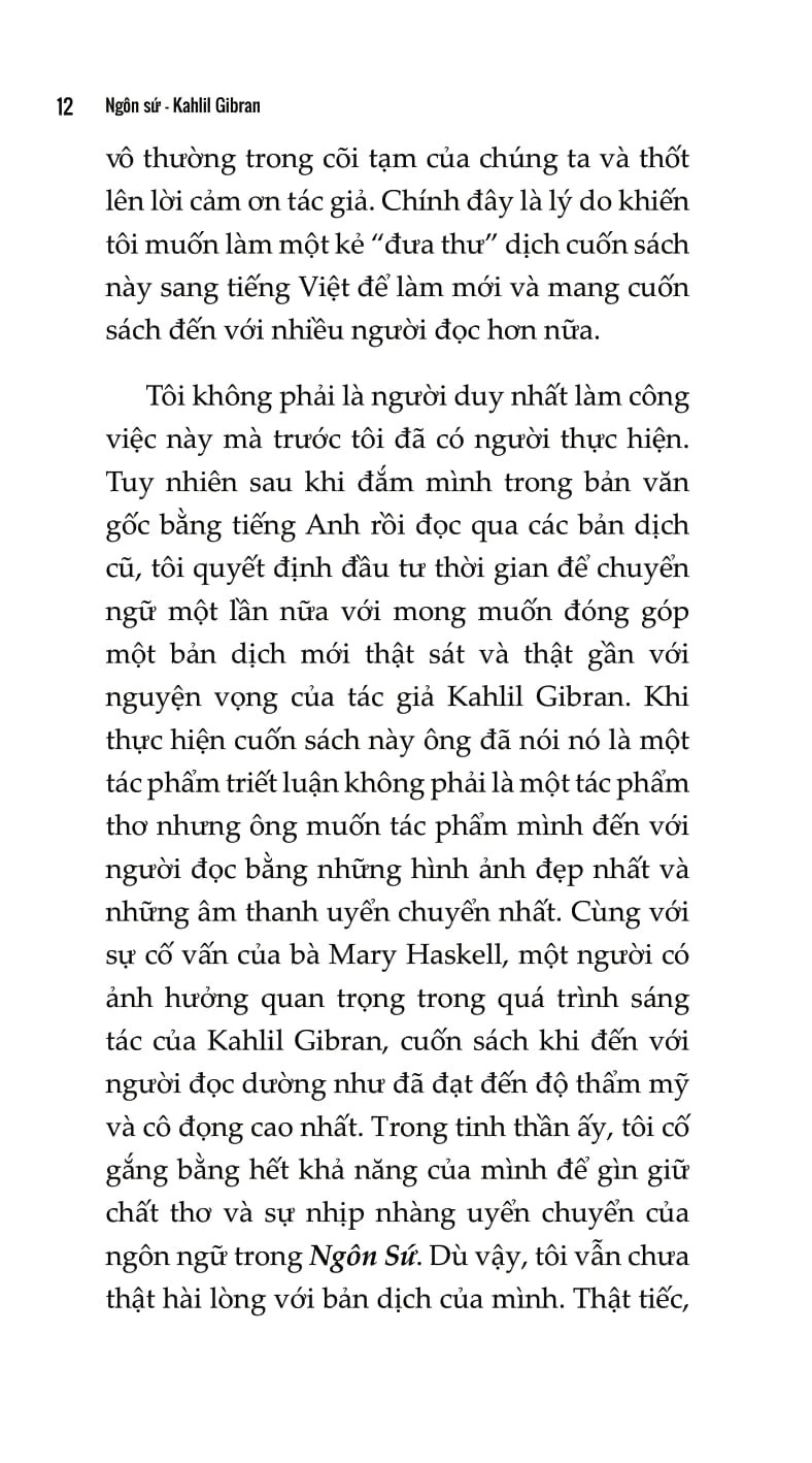 Ngôn Sứ - Bí Mật Cuộc Sống Giữa Hai Bờ Sinh Tử - Kahlil Gibram; Lệ Hằng dịch