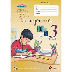 Sách - Vở luyện viết 3 quyển 2 (QL-CD)