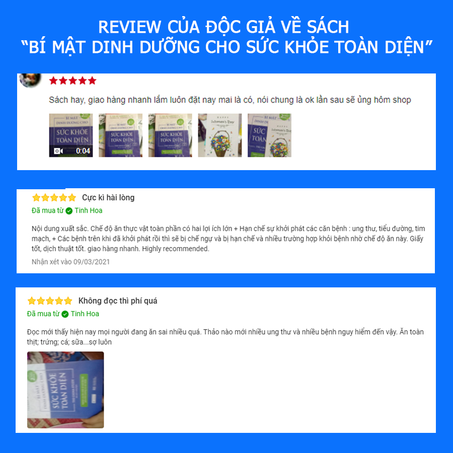 Bí mật dinh dưỡng cho sức khoẻ toàn diện (TB)