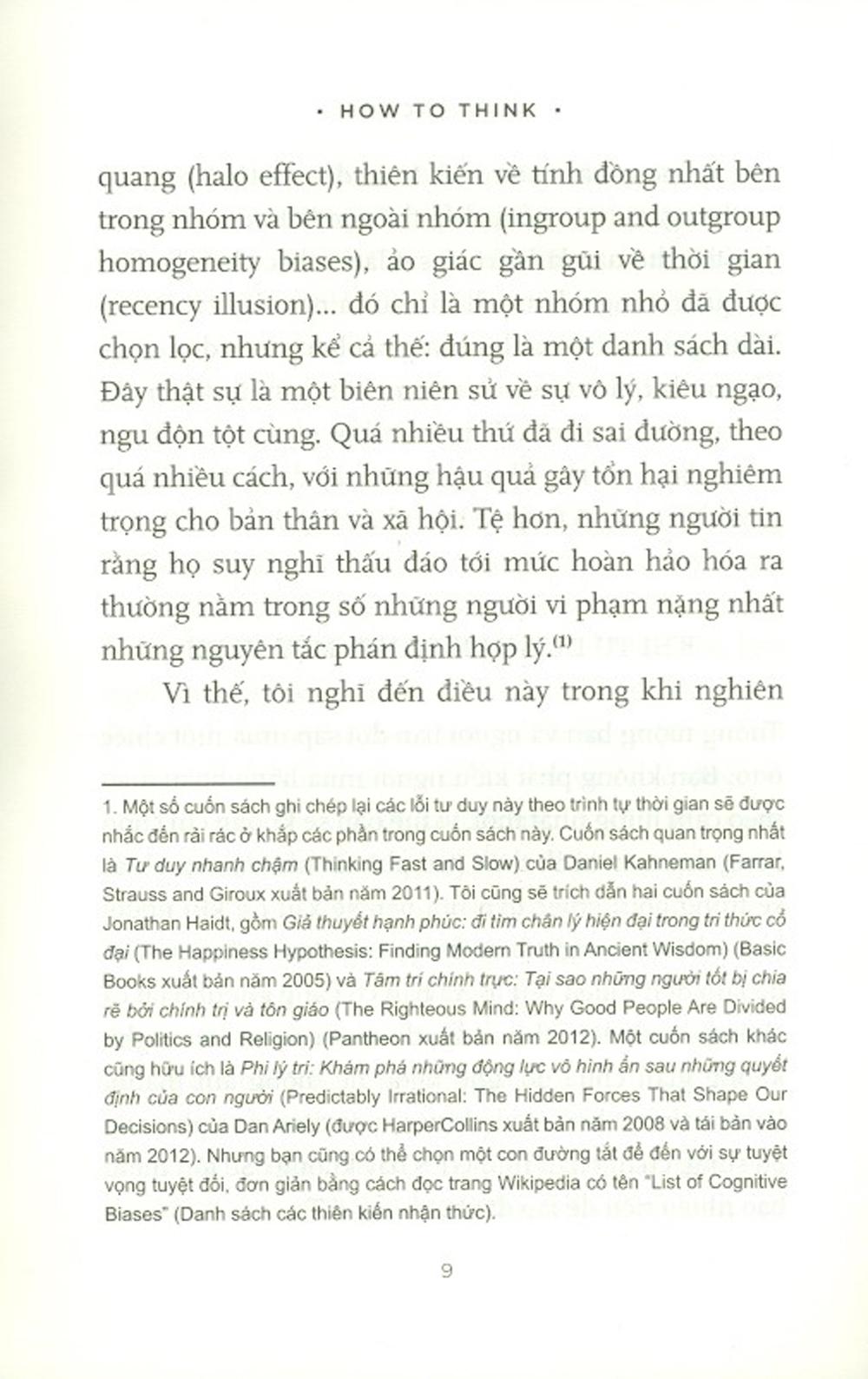 How To Think - Cách Tư Duy: Hướng Dẫn Sinh Tồn Trong Một Thế Giới Đầy Bất Đồng