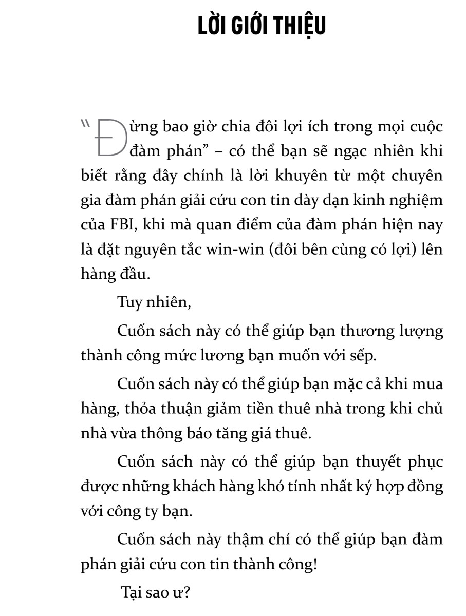 Đừng bao giờ chia đôi lợi ích trong mọi cuộc đàm phán_Al