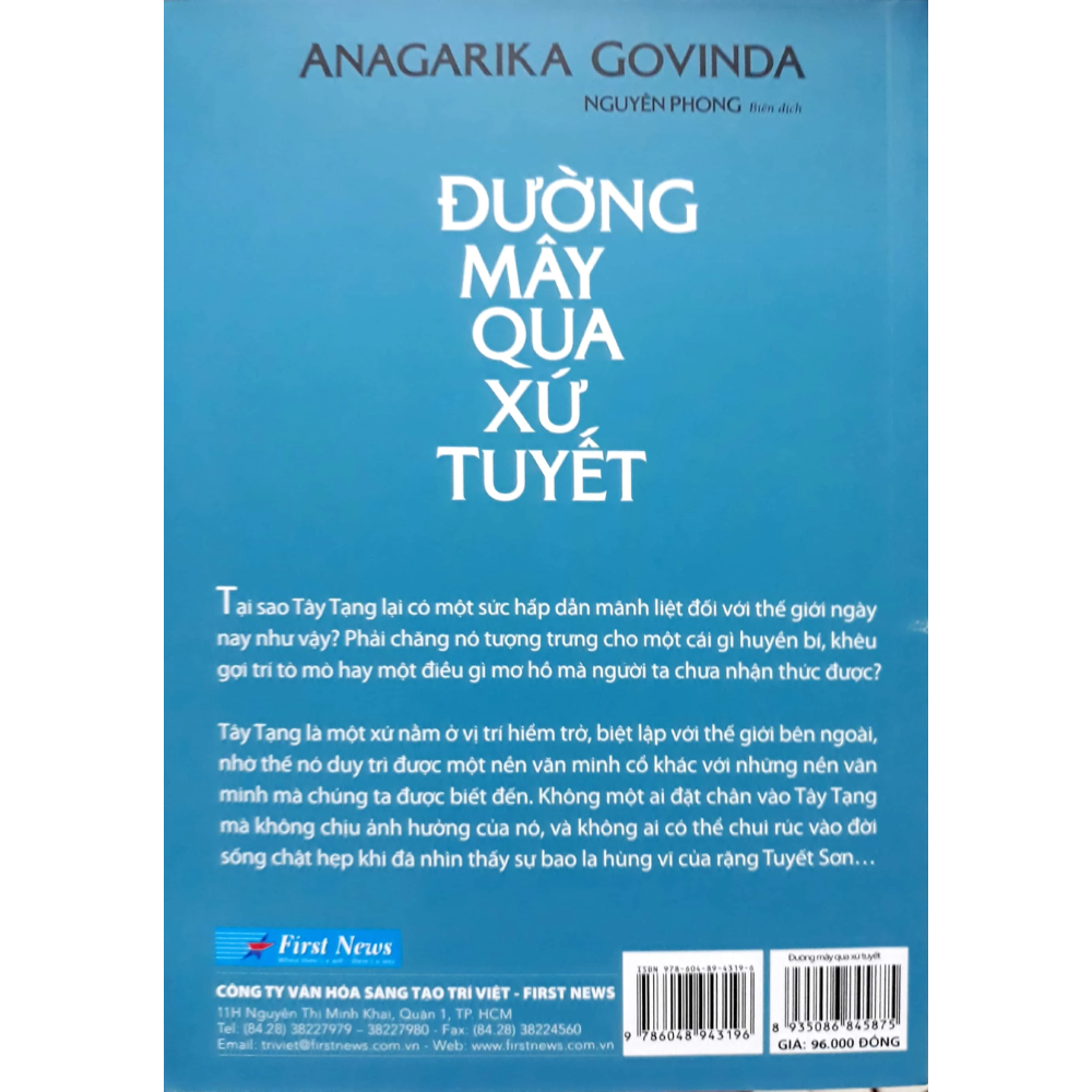 Sách Đường mây qua xứ tuyết - Lama Anagarika Govinda