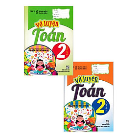 Sách - Vở Luyện Toán Lớp 2 - Combo 2 Tập - Biên Soạn Theo Chương Trình GDPT Mới - Hồng Ân