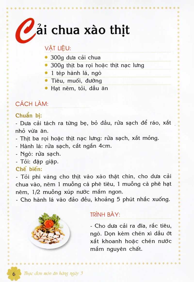 Thực Đơn Món Ăn Hàng Ngày - Tập 3 - VT