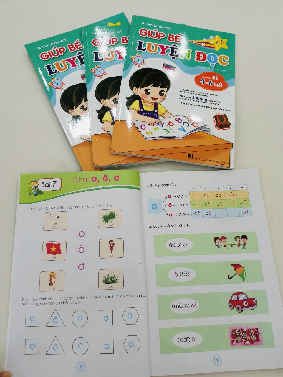 Sách- Giúp bé Luyện Đọc dành cho bé 4-6 tuổi (Giúp bé tự tin đọc Tiếng Việt thông thạo)