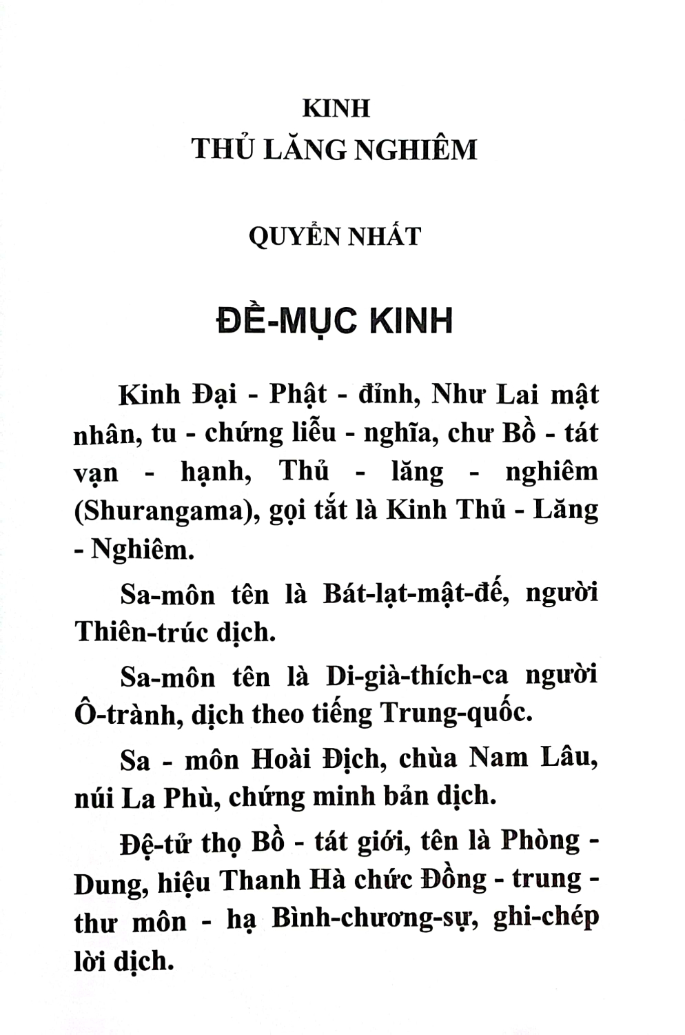 Kinh Thủ Lăng Nghiêm (Bìa Cứng) - DP