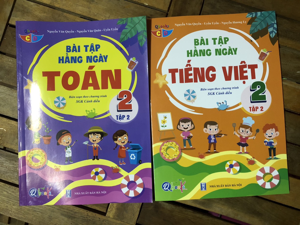 Sách - Combo Bài Tập Hằng Ngày - Toán và Tiếng Việt Lớp 2 - cánh diều - Tập 1, 2 (2 cuốn) ,