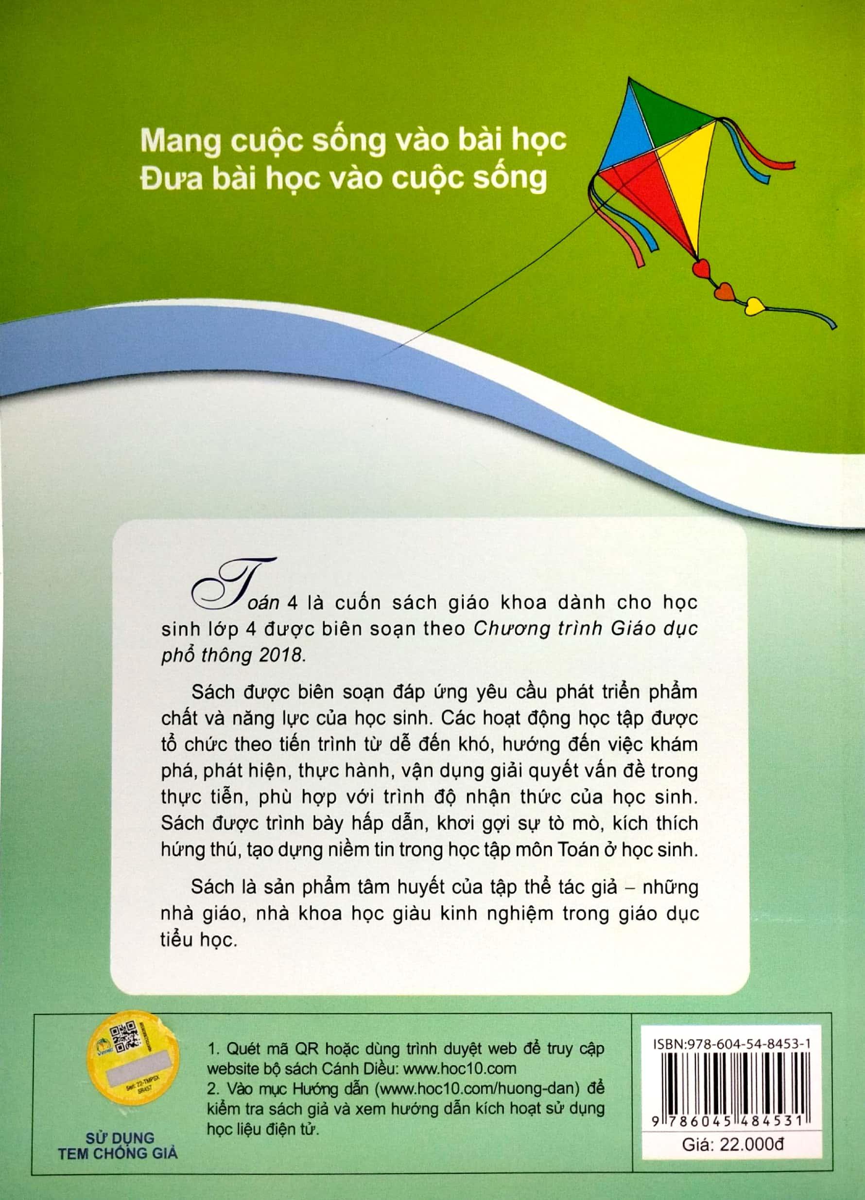 Toán 4 - Tập 1 (Cánh Diều) (Chuẩn)