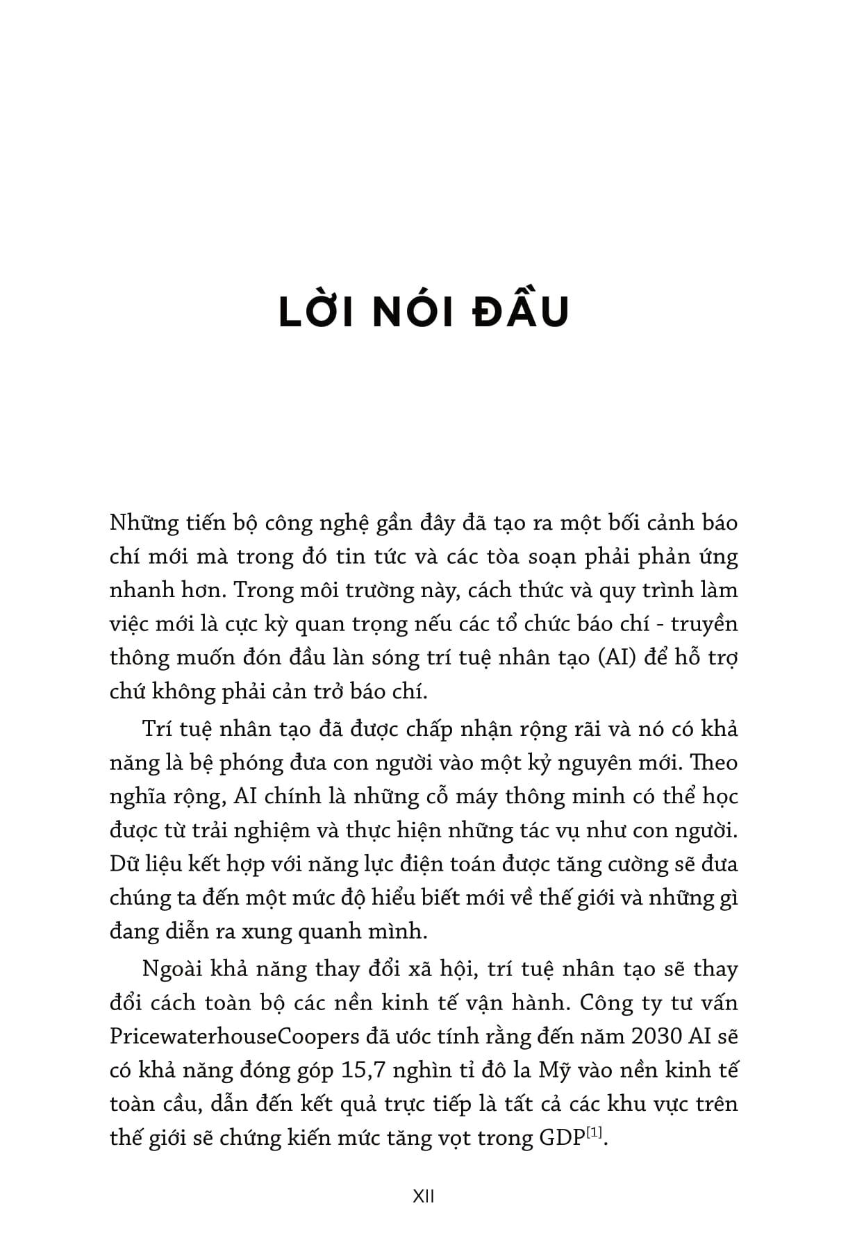 Sách - Người Làm Báo - Trí Tuệ Nhân Tạo Và Tương Lai Của Báo Chí