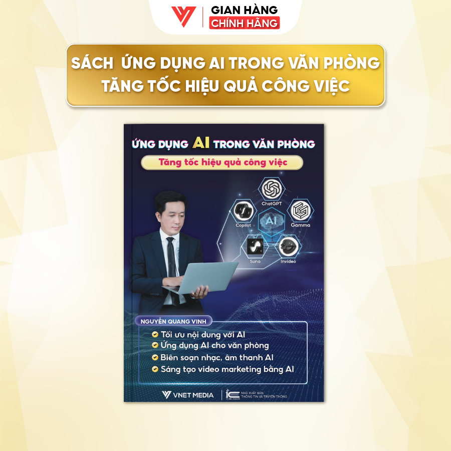 Sách Ứng Dụng AI Ứng Dụng Văn Phòng - Tăng Tốc Hiệu Quả Công Việc