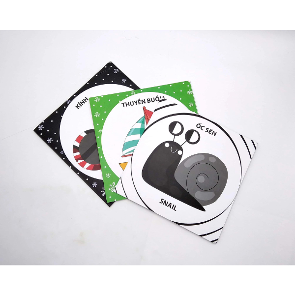 Ziczac Thị Giác Cho Trẻ Sơ Sinh - Trọn Bộ (Đen Trắng - Đỏ Đen - Màu Sắc)