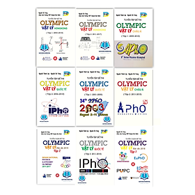 Sách - Combo 9 cuốn Tuyển Tập Đề Thi OLYMPIC Vật Lý (OB)