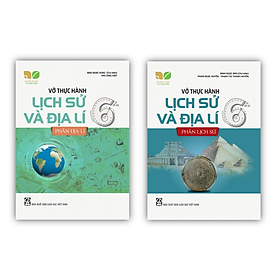 Sách - Combo Vở thực hành Lịch sử và Địa lí 6 - (Kết nối tri thức với cuộc sống)