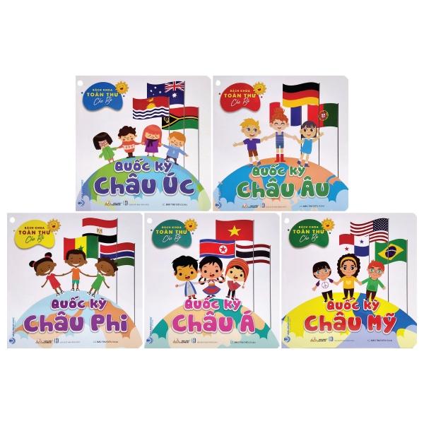Sách - Bách Khoa Toàn Thư Cho Bé - Quốc Kỳ (Bộ 5 Cuốn) (Tái Bản 2024)