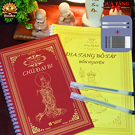 COMBO 2 Sách Chép Kinh - Kinh Địa Tạng, Chú Đại Bi - PAI BOOKS.